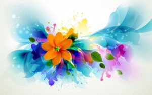 floral-abstract-art-background wallpaper