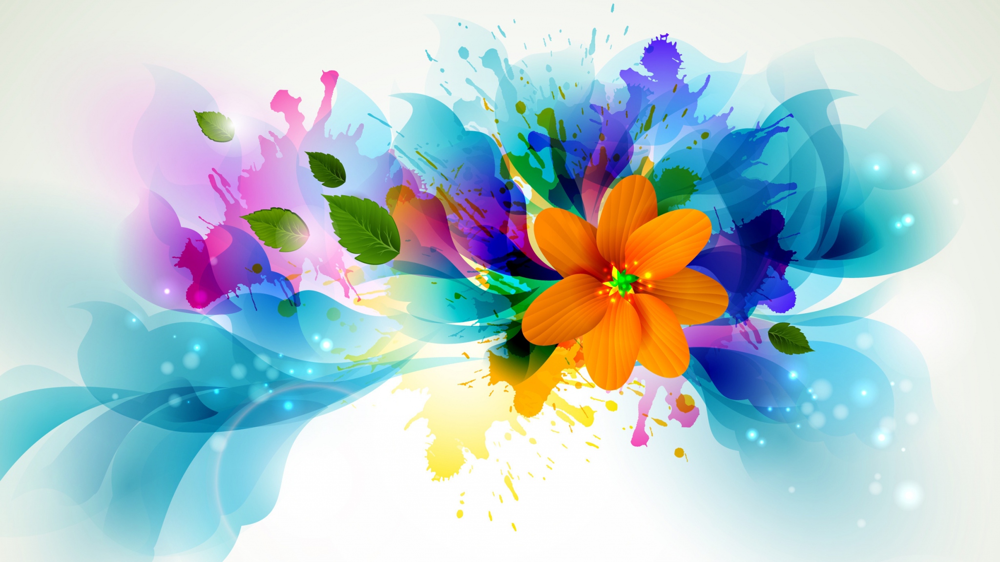 flower_vector_petals_background wallpaper design