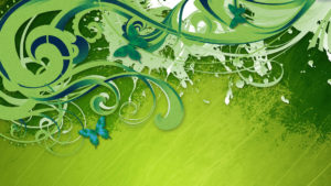 green-3d background wallpapers hd