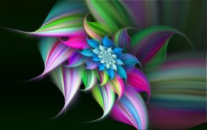 multi-background images flowers 3d
