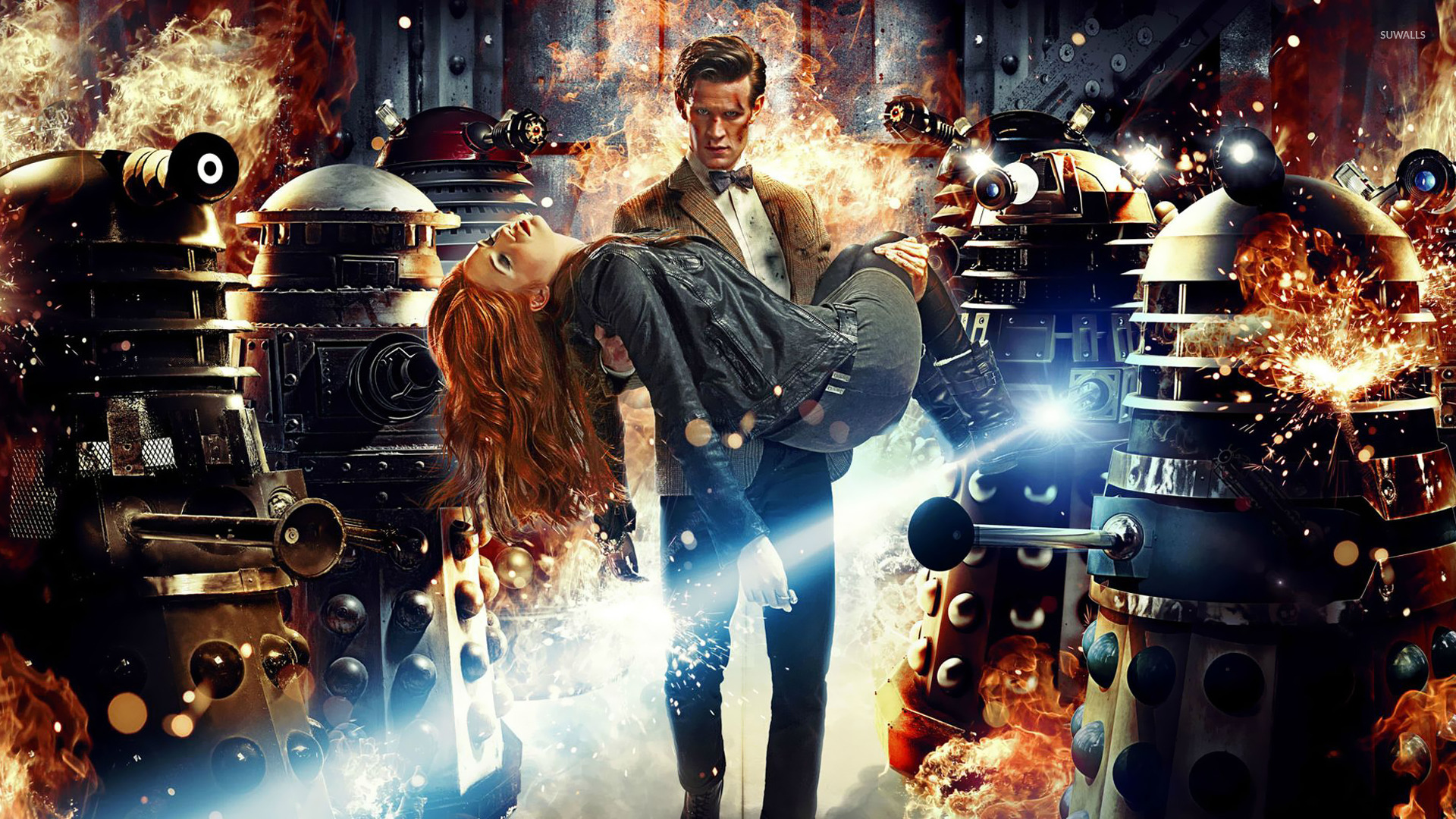 the-doctor-and-amy-pond-doctor who wallpapers